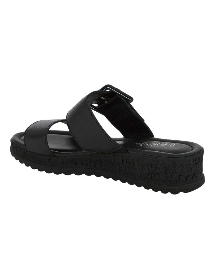 Isla Sandals in Black on Black image 3