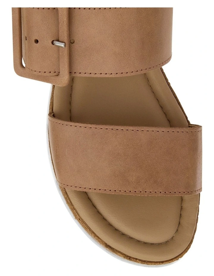 Isla Sandals in Camel Leather image 4