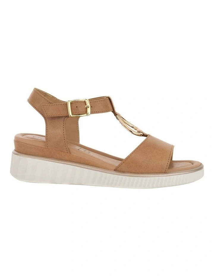Fasinate Sandals in Camel Leather image 1