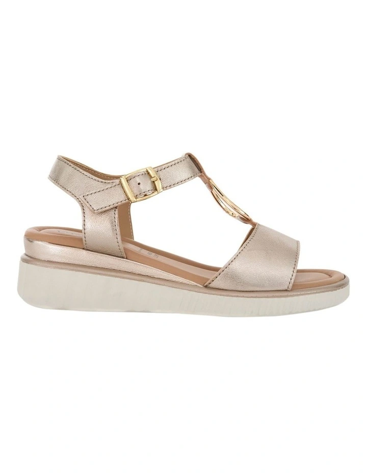 Fasinate Sandals in Champagne Metallic image 1