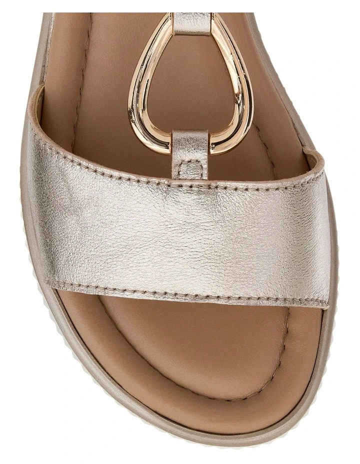 Fasinate Sandals in Champagne Metallic image 4