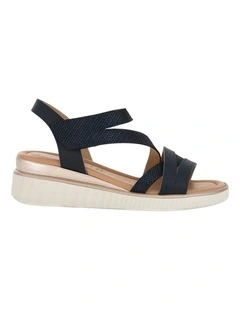 Fawn Sandals in Navy Multi
