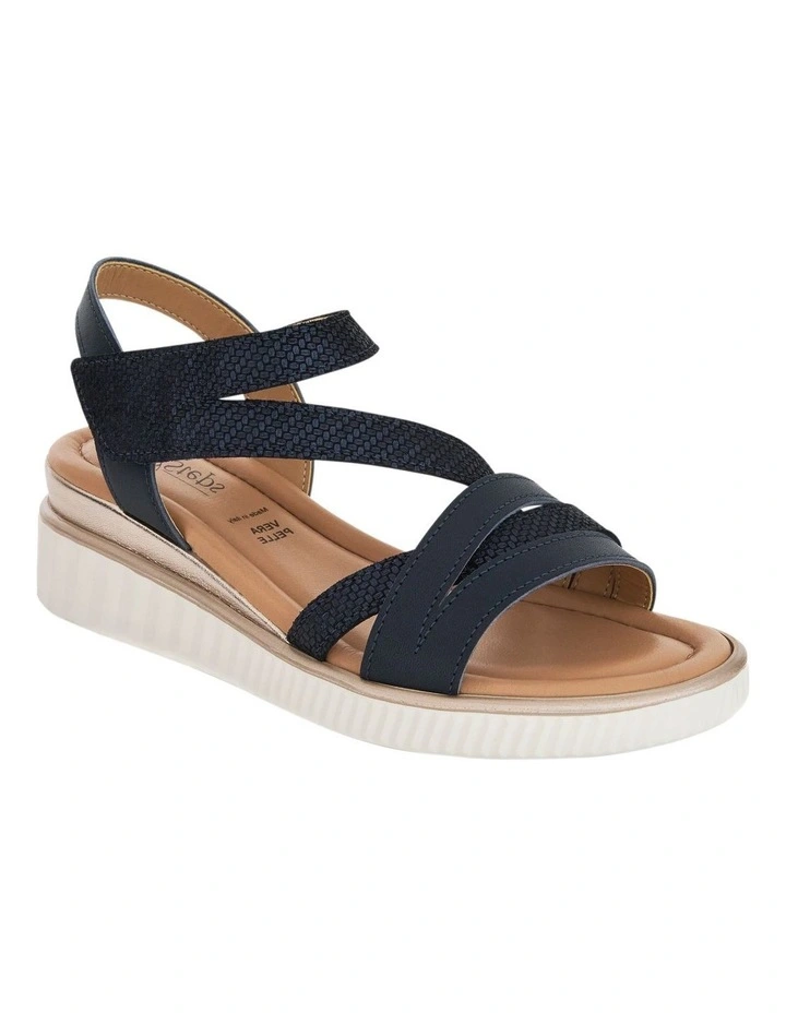 Fawn Sandals in Navy Multi image 2