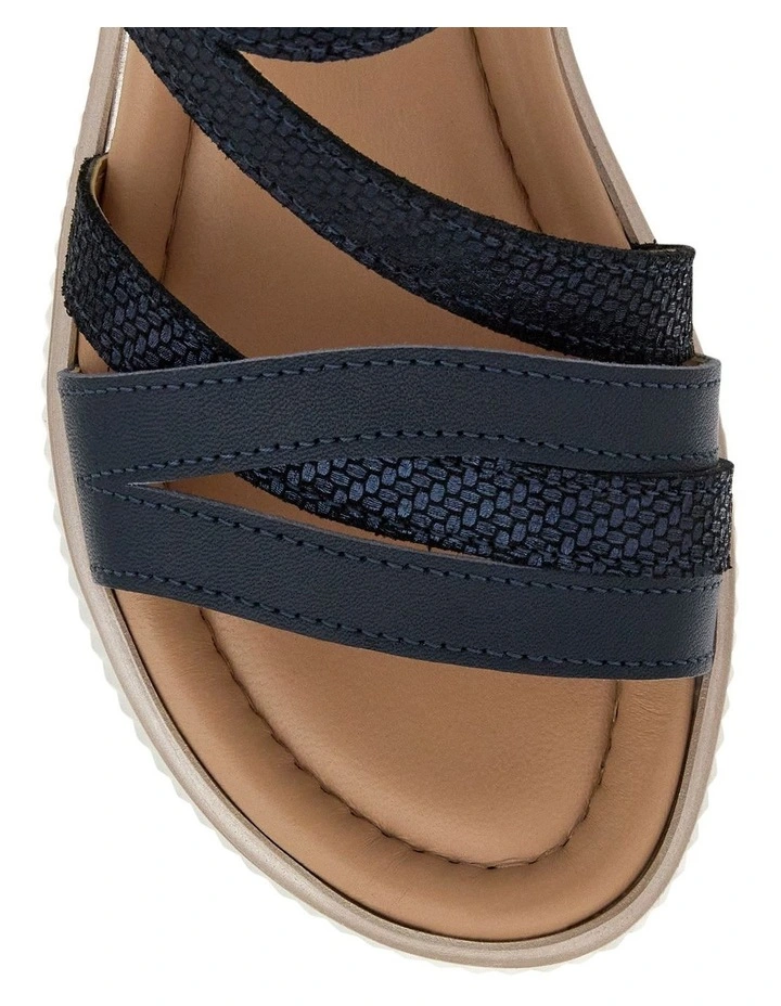 Fawn Sandals in Navy Multi image 4