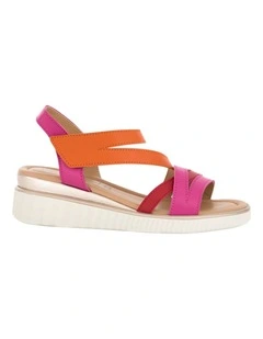 Fawn Sandals in Pink Multi