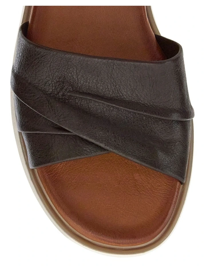 Dawn Sandals in Chocolate Leather image 4