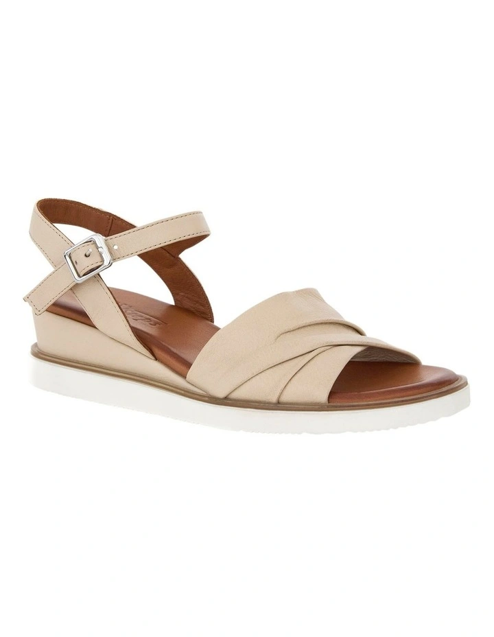 Dawn Sandals in Nude Leather image 2