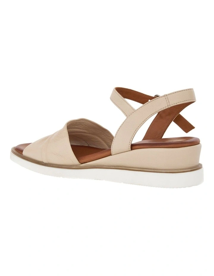 Dawn Sandals in Nude Leather image 3