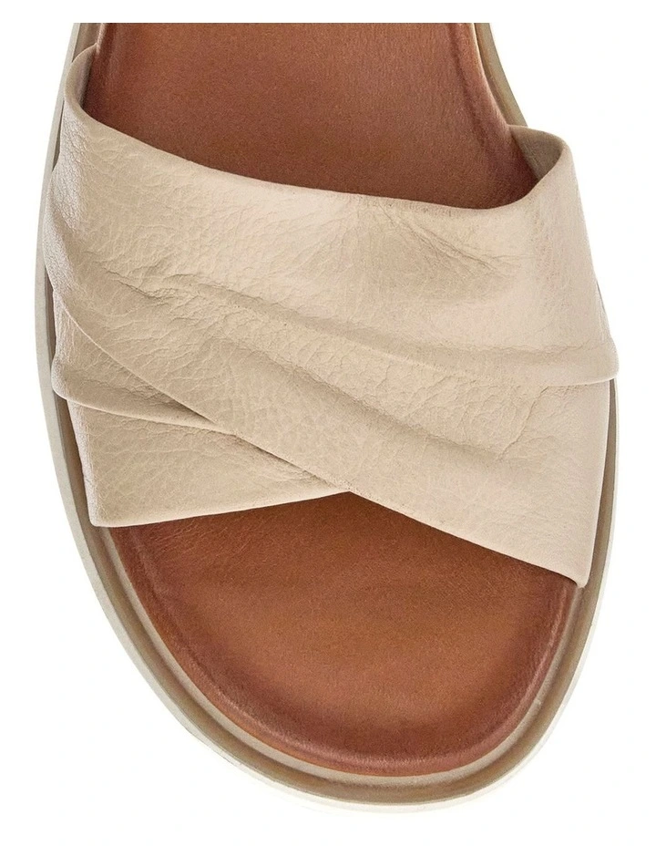 Dawn Sandals in Nude Leather image 4