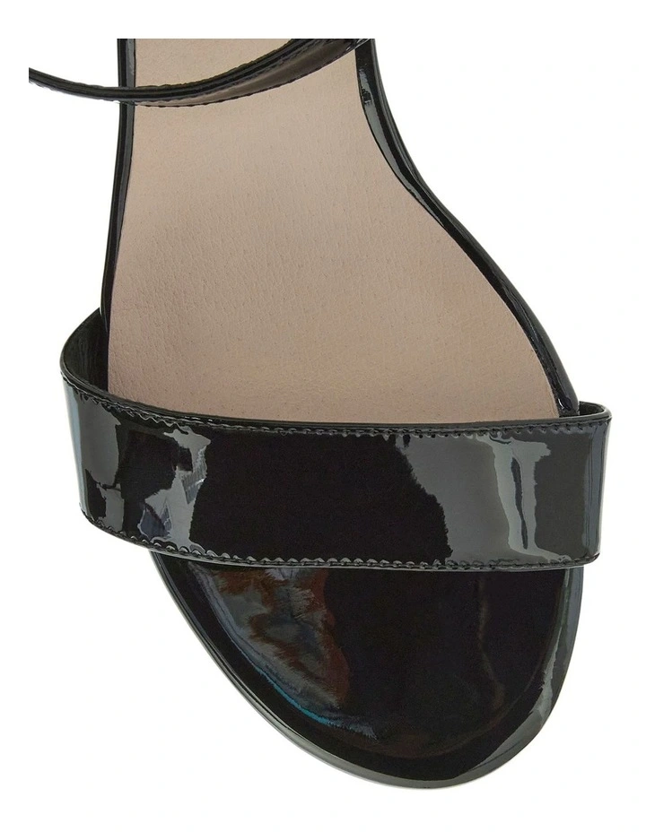 Madrid Sandals in Black Patent Leather image 4
