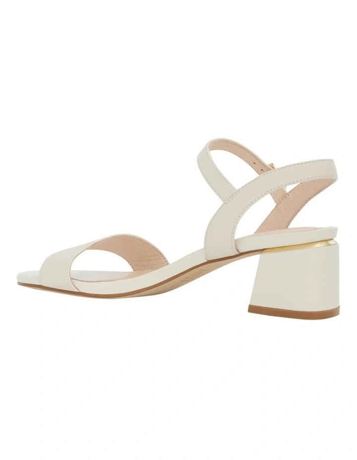 Madrid Sandals in Ivory Leather image 3