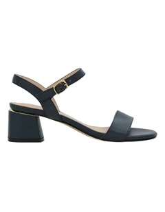 Madrid Sandals in Navy Leather