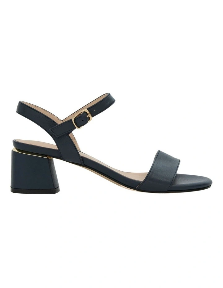 Madrid Sandals in Navy Leather image 1