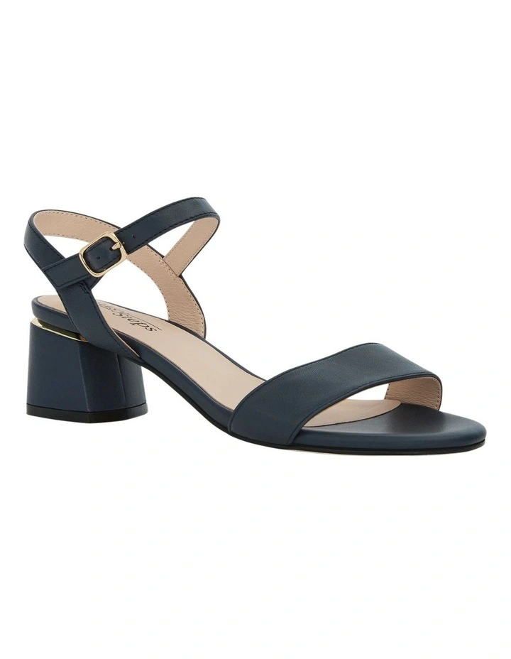 Madrid Sandals in Navy Leather image 2
