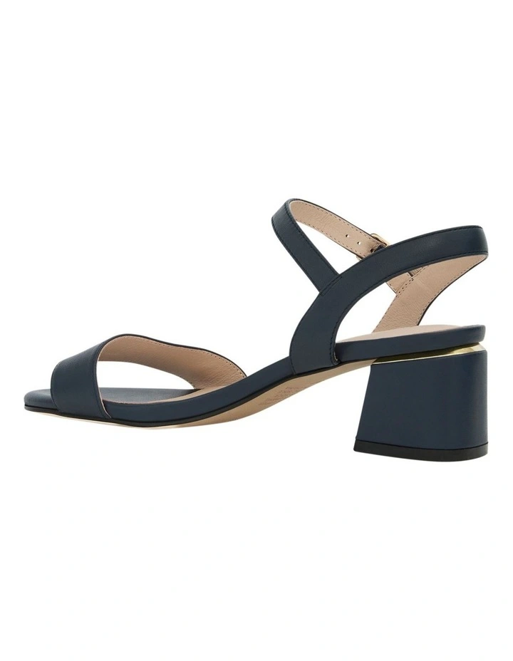 Madrid Sandals in Navy Leather image 3