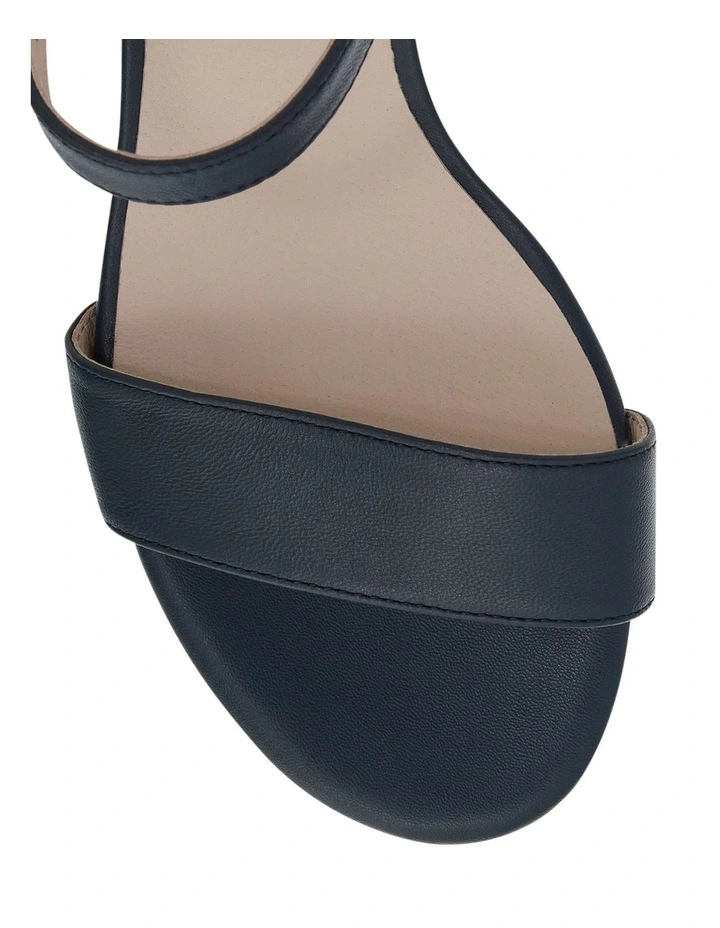 Madrid Sandals in Navy Leather image 4