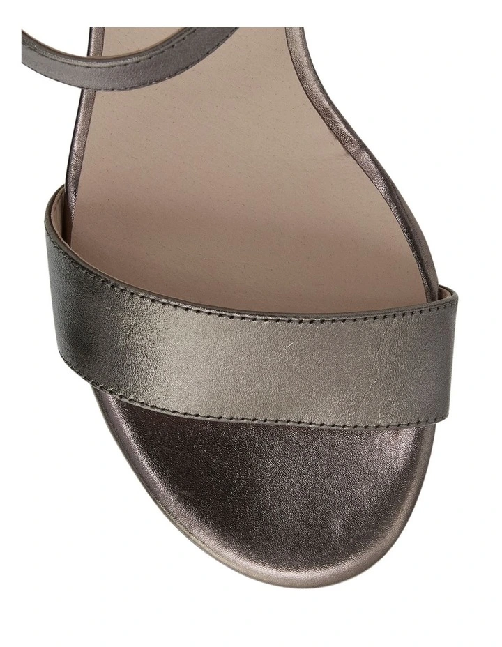 Madrid Sandals in Pewter Metallic image 4