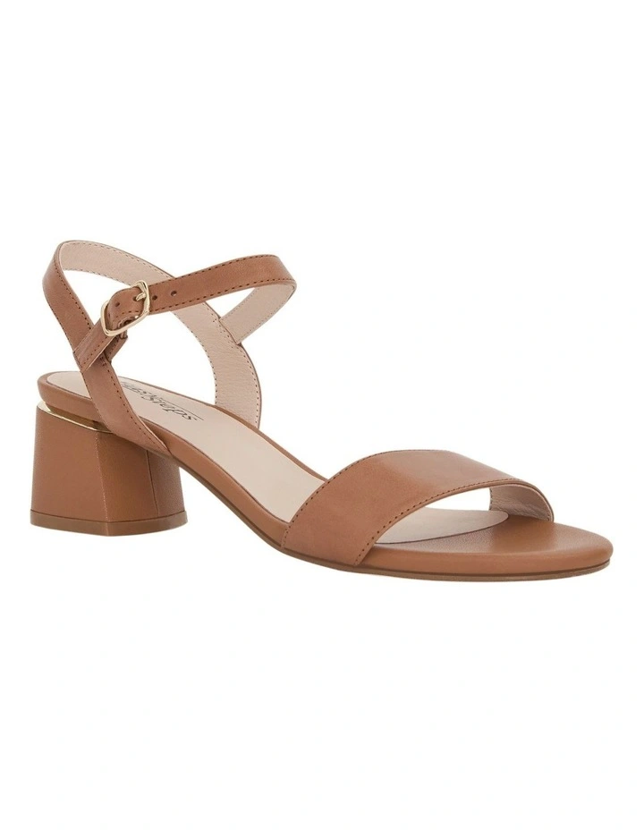 Madrid Sandals in Tan Leather image 2