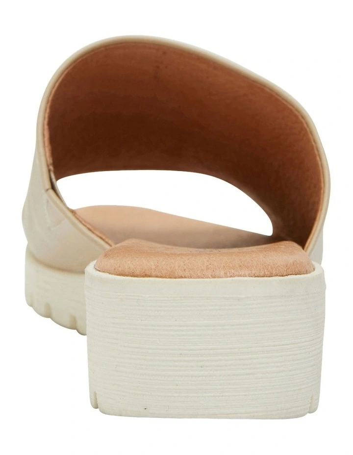 Genoa Sandals in Nude Leather image 6