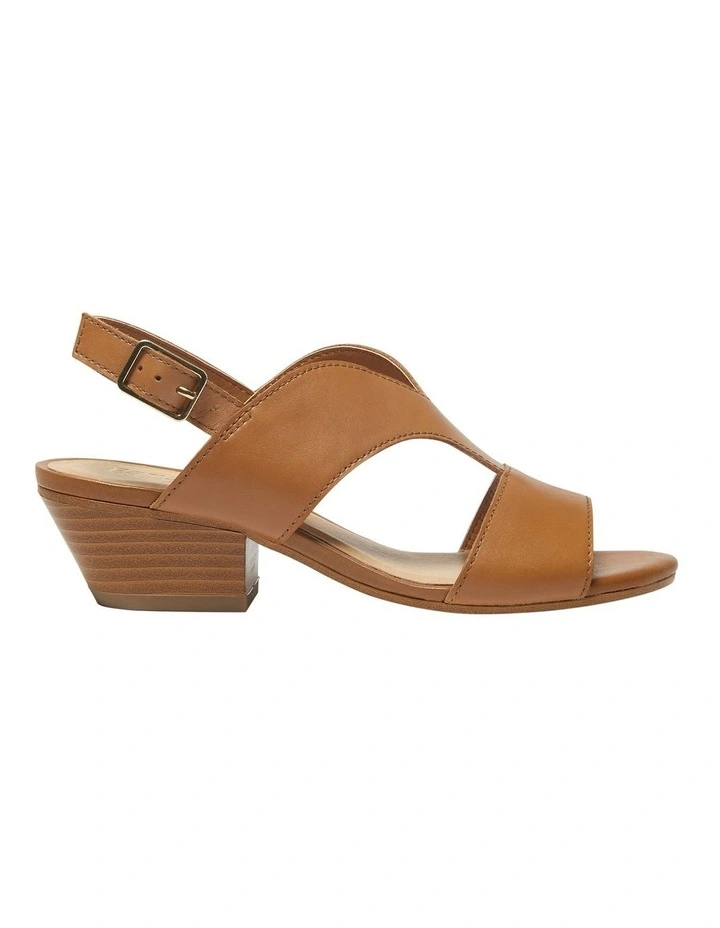 Valetta Sandals in Tan Leather image 1