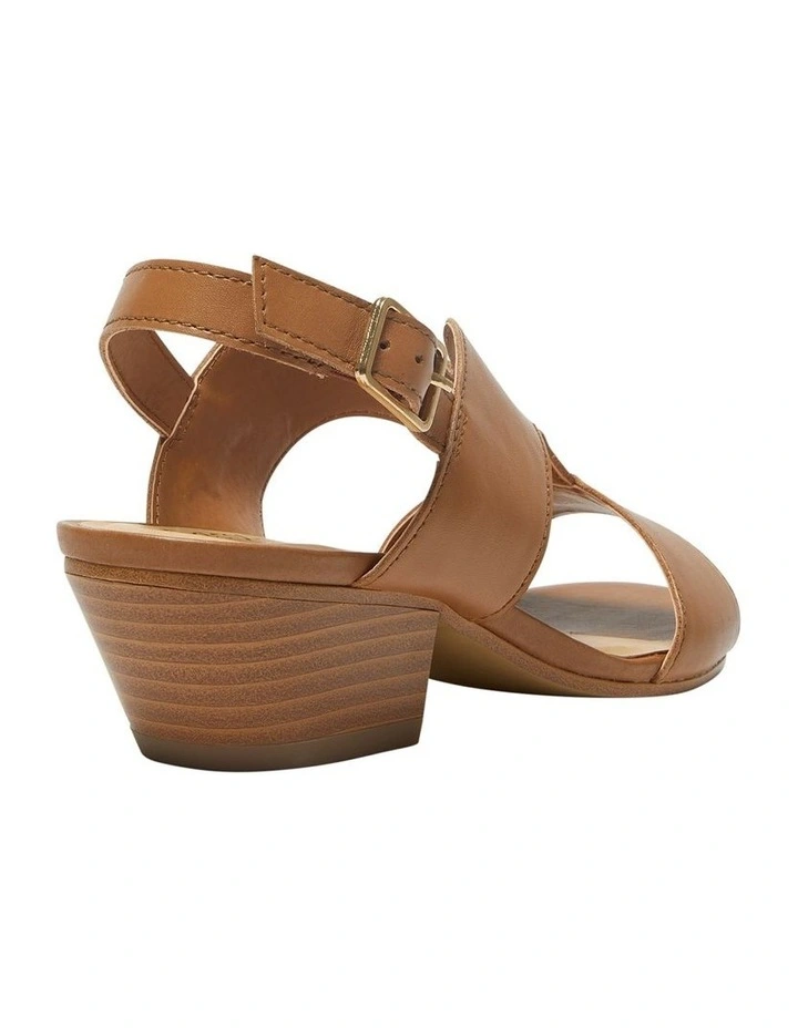 Valetta Sandals in Tan Leather image 4