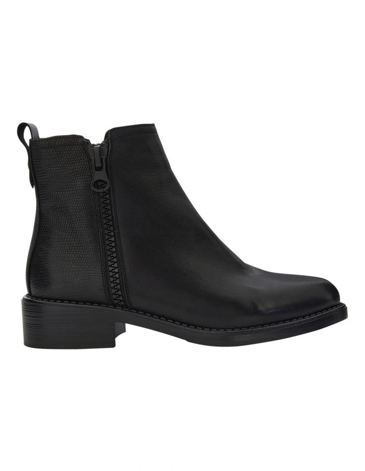 Merchant Leather Boots in Black image 1