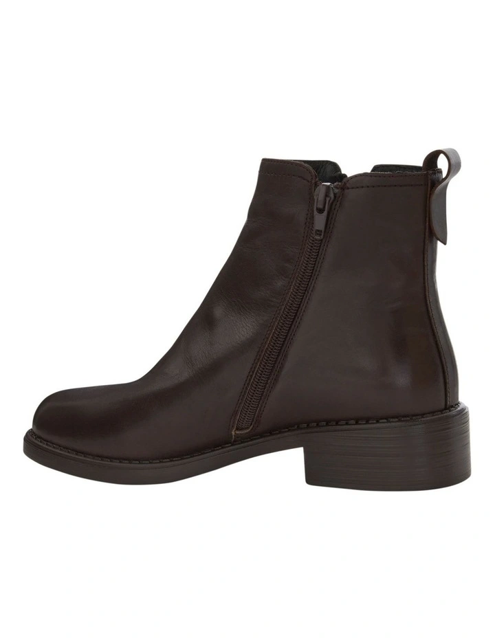 Merchant Leather Boots in Chocolate image 3