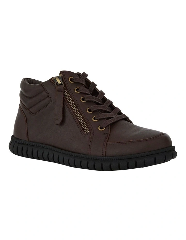 Fable Boots in Chocolate Leather image 2