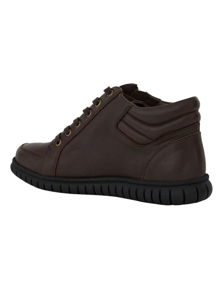 Fable Boots in Chocolate Leather image 3