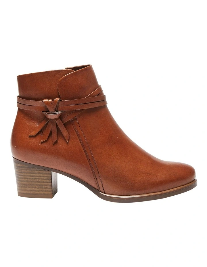 Carlton Mid Glove Boots in Brown image 1