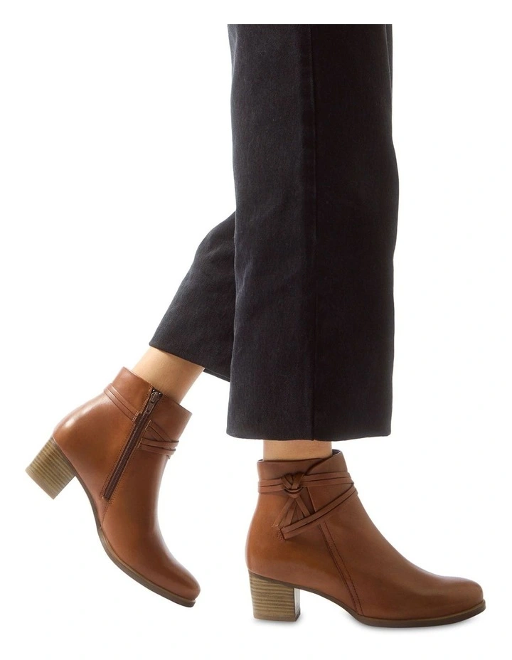 Carlton Mid Glove Boots in Brown image 2