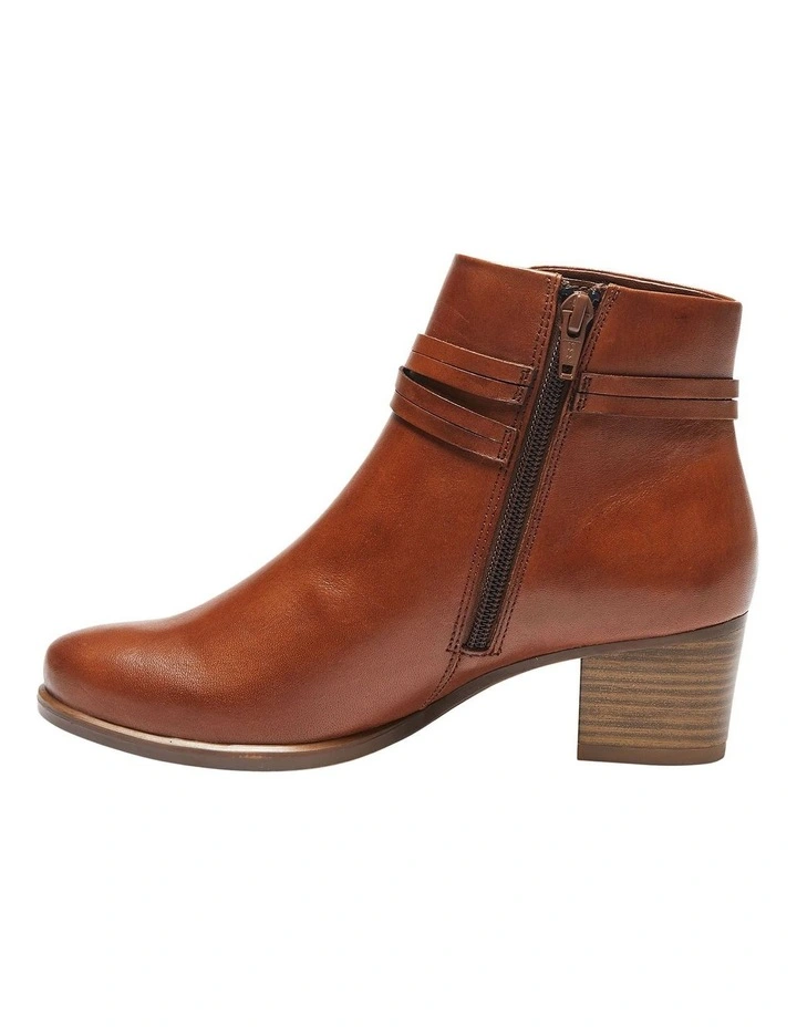 Carlton Mid Glove Boots in Brown image 3
