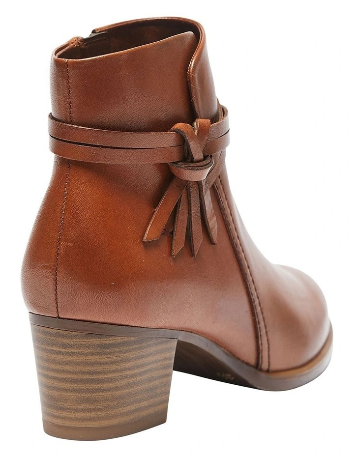 Carlton Mid Glove Boots in Brown image 4