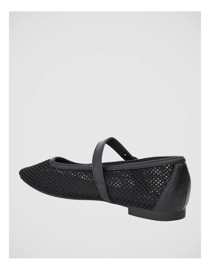 Jax Ballet Flats in Black Mesh image 3