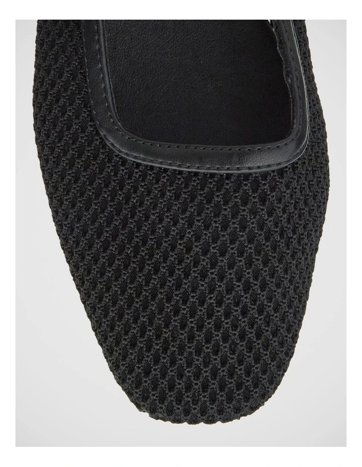 Jax Ballet Flats in Black Mesh image 4