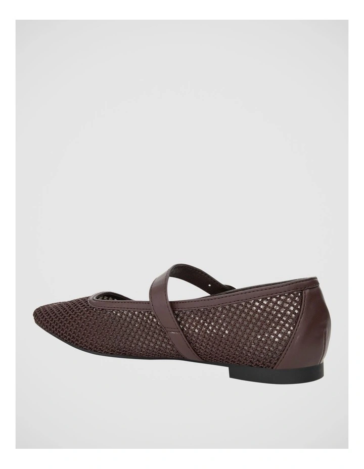 Jax Ballet Flats in Chocolate Mesh image 3