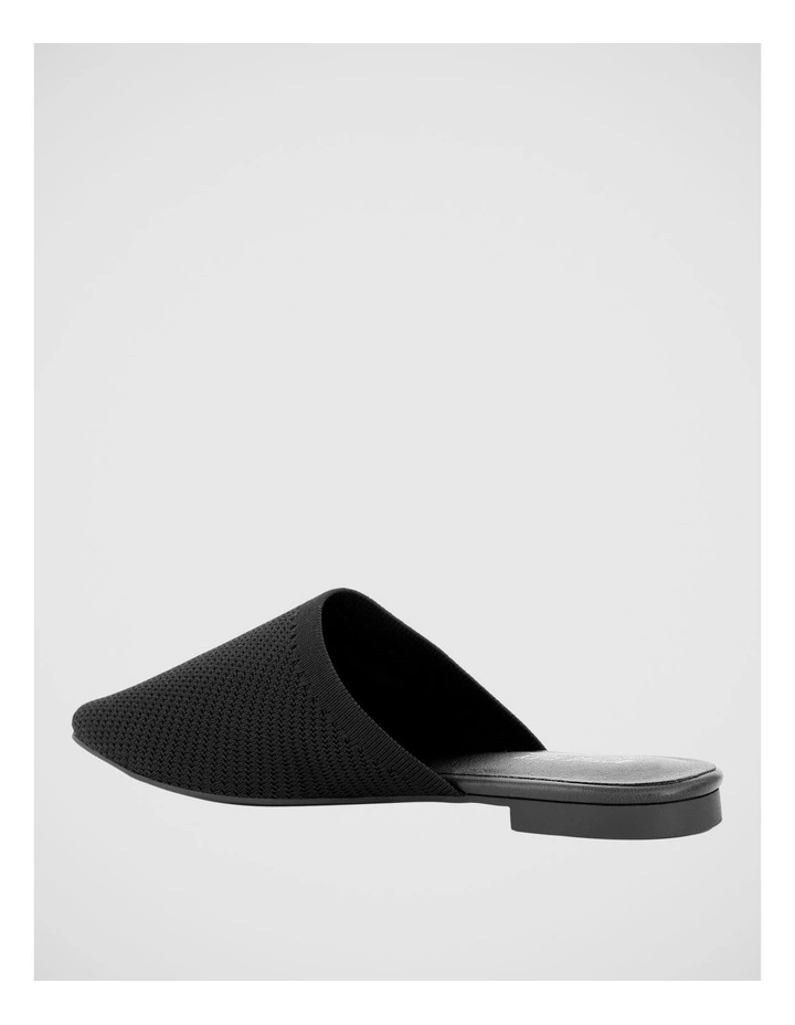 Jolly Flat Mules in Black Knit image 5
