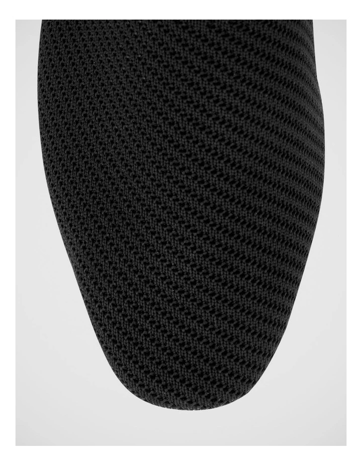Jolly Flat Mules in Black Knit image 6