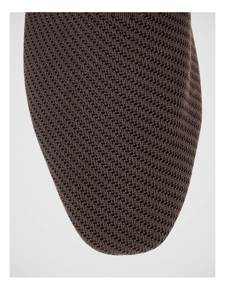 Jolly Flat Mules in Chocolate Knit image 4