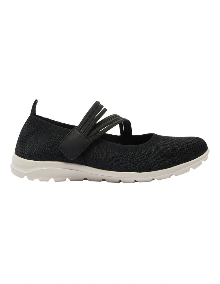 Patsy Sneakers in Black Stretch image 1