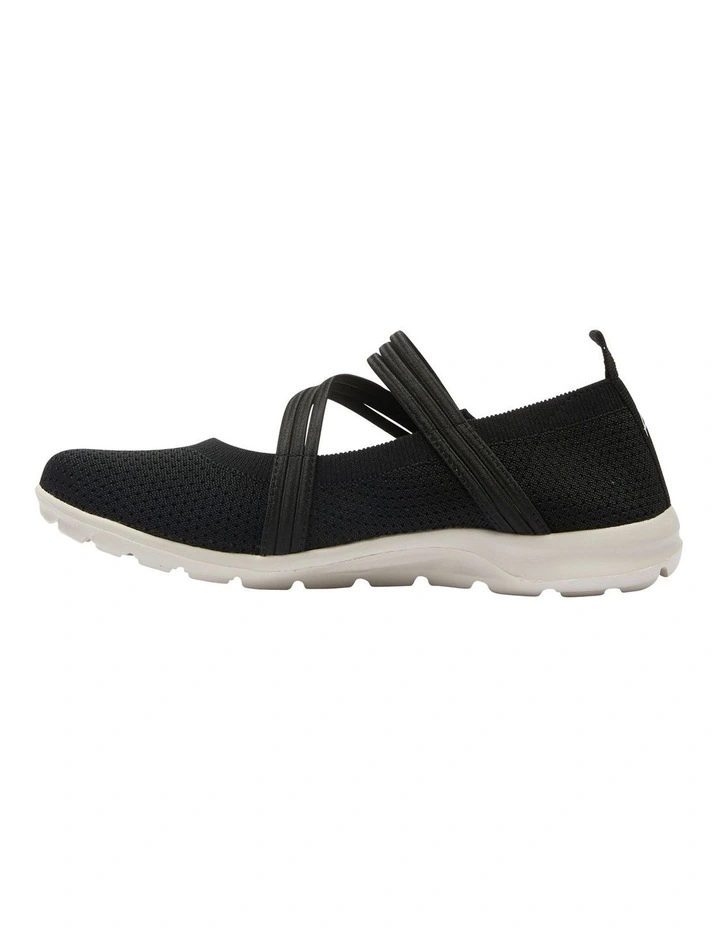 Patsy Sneakers in Black Stretch image 3