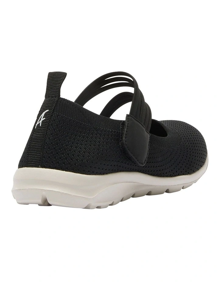 Patsy Sneakers in Black Stretch image 4