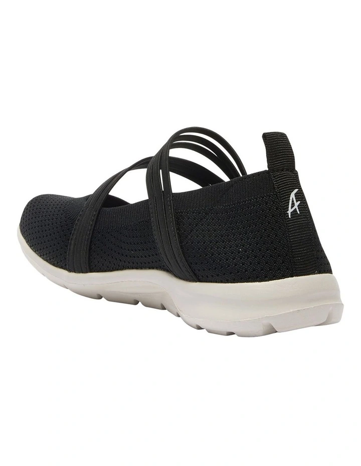 Patsy Sneakers in Black Stretch image 6