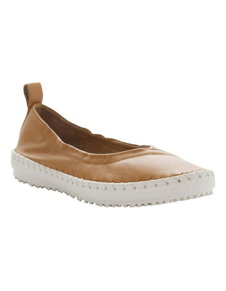 Rosalia Sneakers in Tan Leather image 2