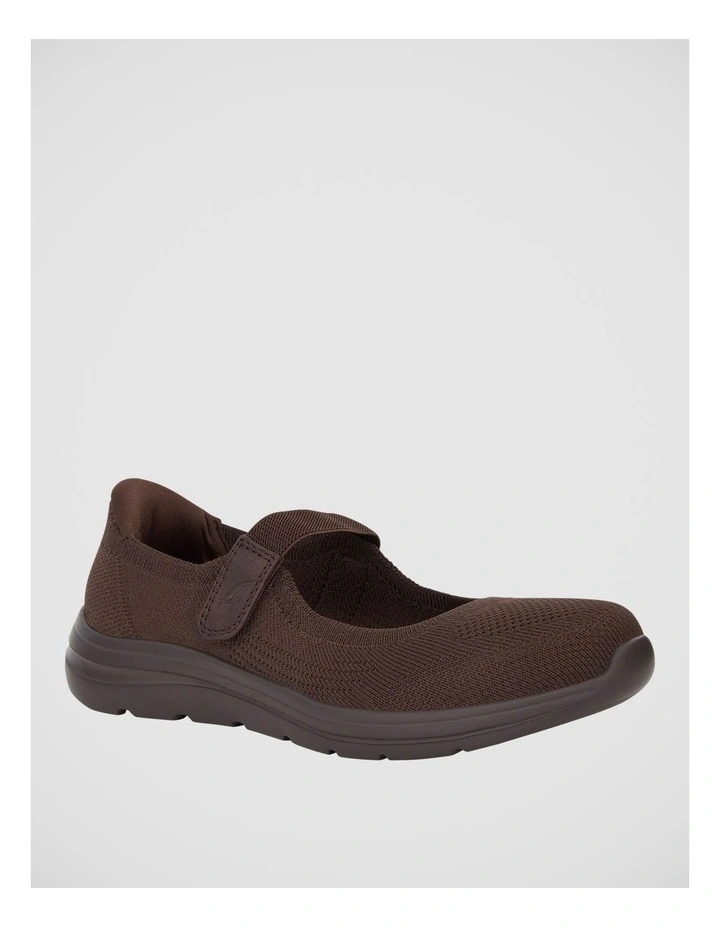 Carter Sneaker in Chocolate Fabric image 2