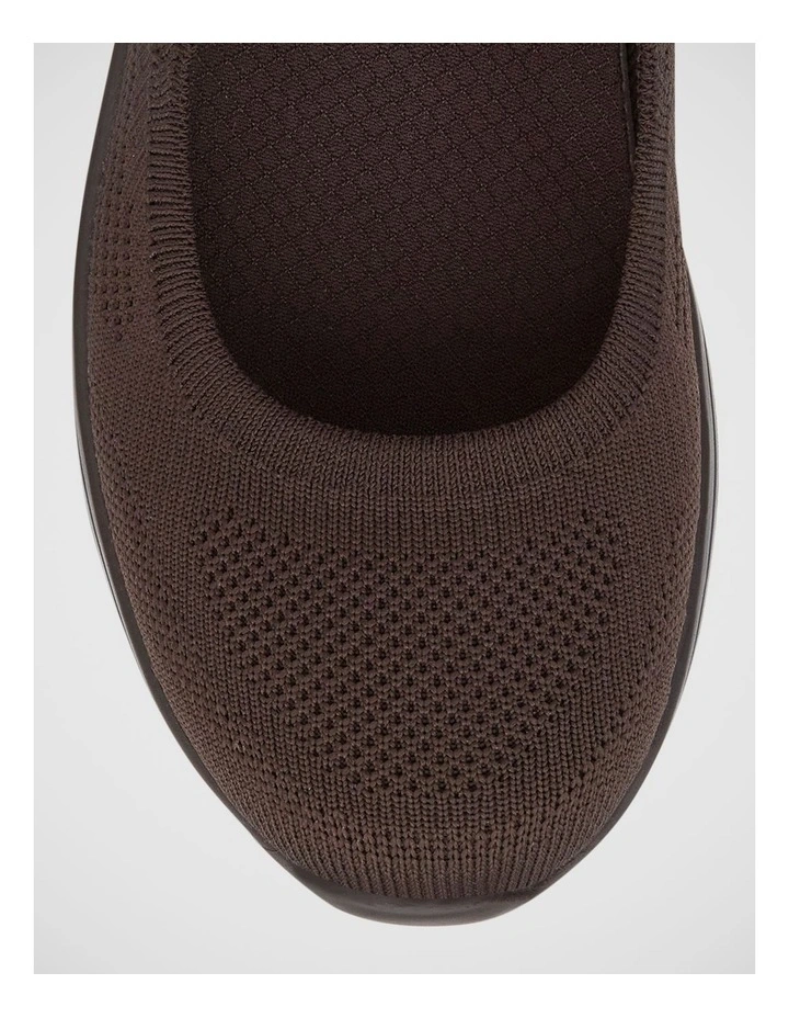 Carter Sneaker in Chocolate Fabric image 4