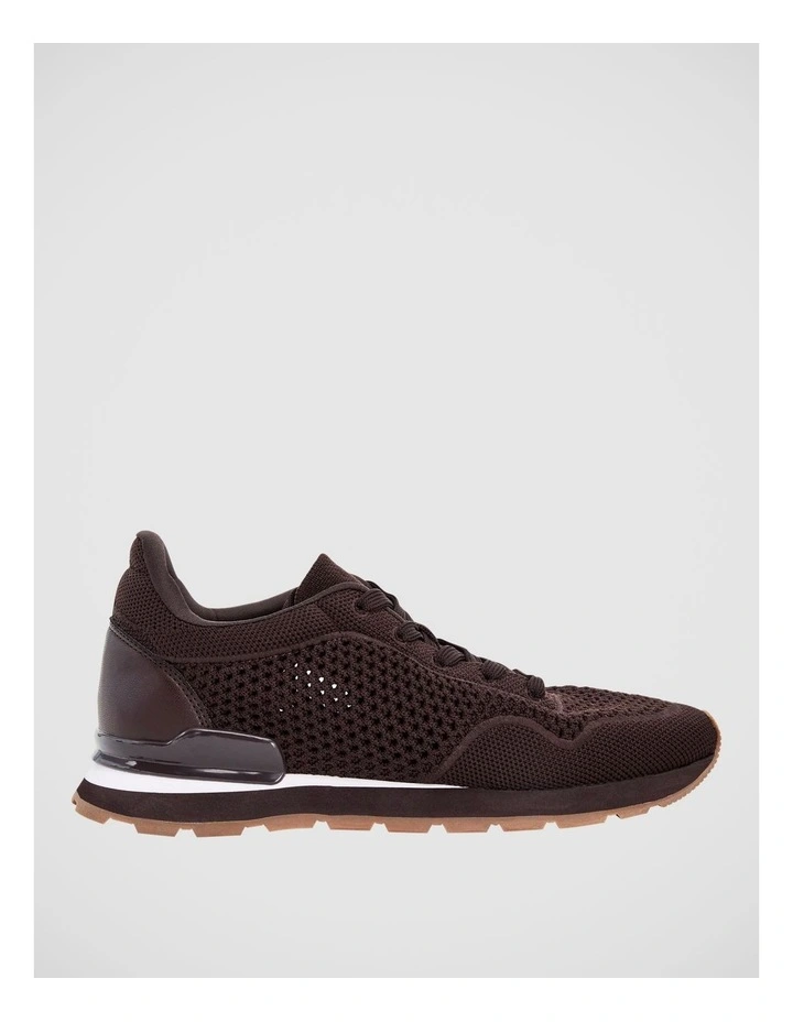 Jedy Chocolate Knit Sneakers image 1