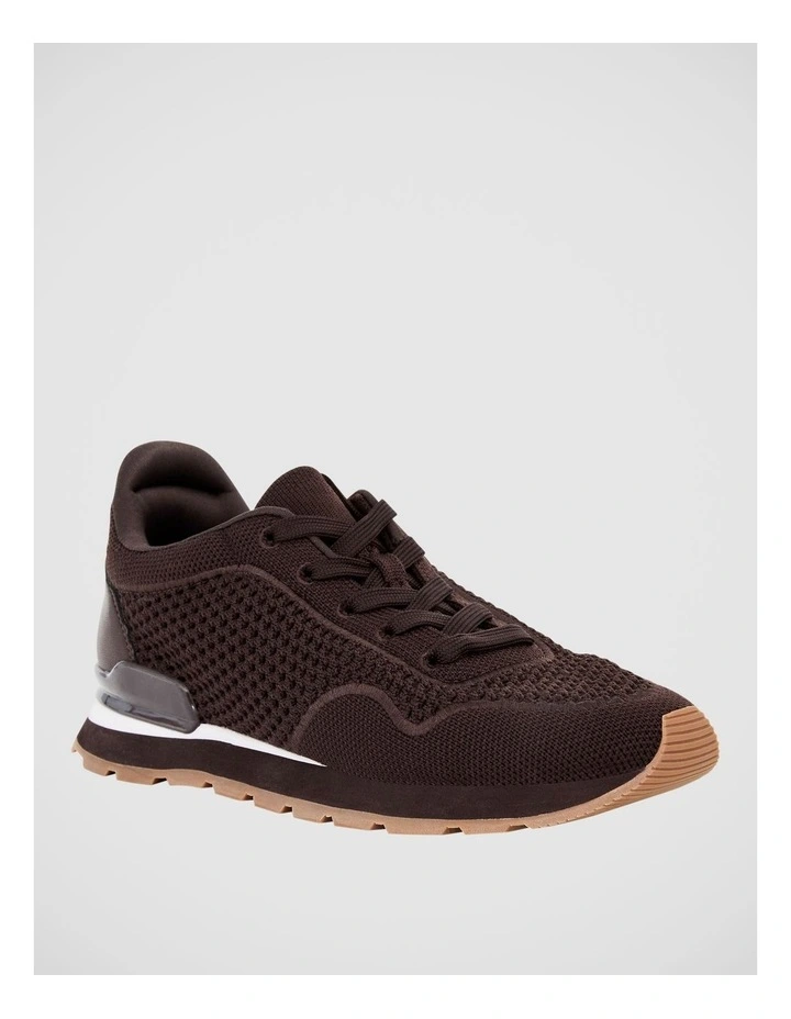 Jedy Chocolate Knit Sneakers image 2