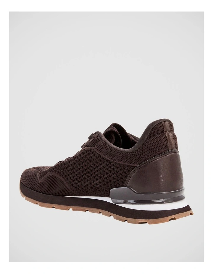 Jedy Chocolate Knit Sneakers image 3