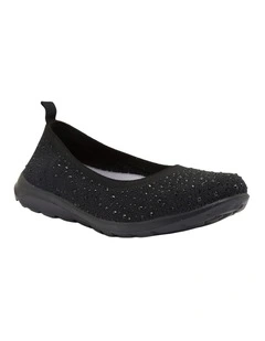 Patrice Sneakers in Black Diamante